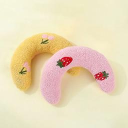 Almofada em forma de U para animais de estimação, auxílio para dormir confortável, coluna cervical, brinquedo de gato, suprimentos para cães, inverno - Image 5