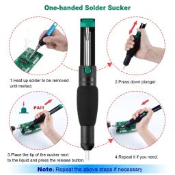 Handskit 220v 80w/90w temperatura ajustável kit de ferro de solda elétrica digital com multímetro solda ferramenta de ferro - Image 6