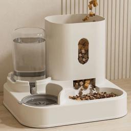 Alimentadores automáticos do animal de estimação para o gato e o cão, Dispensador de grande capacidade - Image 1