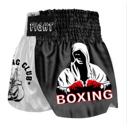 Homens e Mulheres Calções de Muay Thai, Treino de Boxe Sportswear, Taekwondo, Sanda, Artes Marciais Mistas, Clube de Luta Personalizado - Image 2