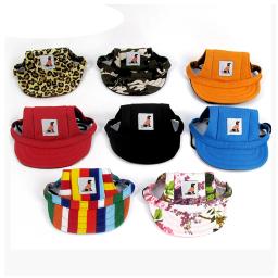 Chapéu De Cão Verão Sunbonnet Cão Chapéu De Lona Chapéu De Beisebol Do Cão Ajustável Cachorro Esportes Protetor Solar Windproof Cap Pet Supplies - Image 4