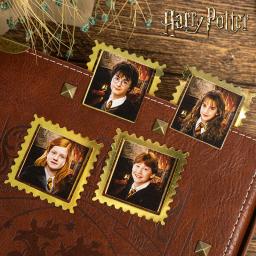 Coleção Infantil de Selos Hogwarts, Marcador de Metal, Academia de Magia, Hermione, Malfoy, Cinema e Televisão, Selo Periférico - Image 3
