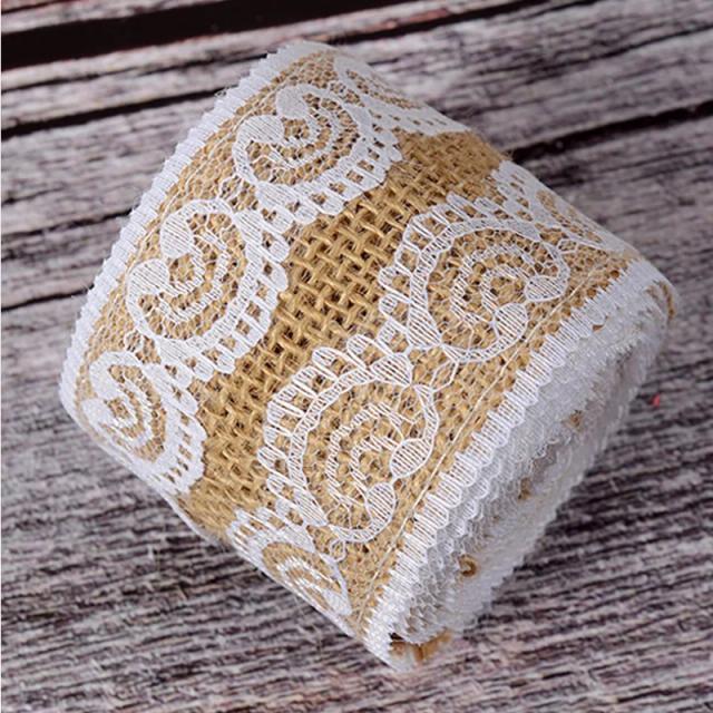 Rolo de Fita de Juta Natural para Decoração Rústica de Casamentos e Festas, Ideal para Embalagens de Natal - Disponível em 2m e 5m