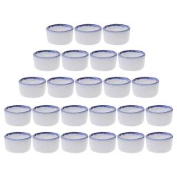 Réptil prato de água Terrário, Mini tigela do alimento, rastreador pia alimentação para lagarto e lagarto, Pet bacia da água, bebendo Container, 24 pcs - Image 1
