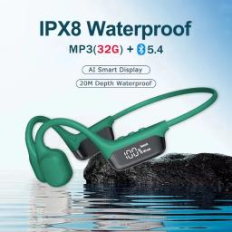 Xiaomi-Mijia IPX8 Waterproof Natação Condução Headphone, Bluetooth 5.4 Bass Wireless Headset, MP3 Player, Esporte Fitness Fone de ouvido - Image 3