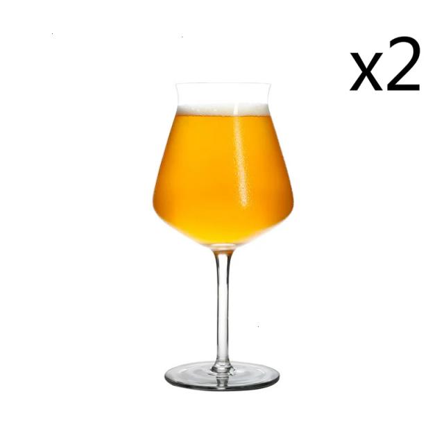 Copo de Vinho TEKU: Caneca de Cerveja de Trigo e Cálice Pilsner para IPA Artesanal em Atacado