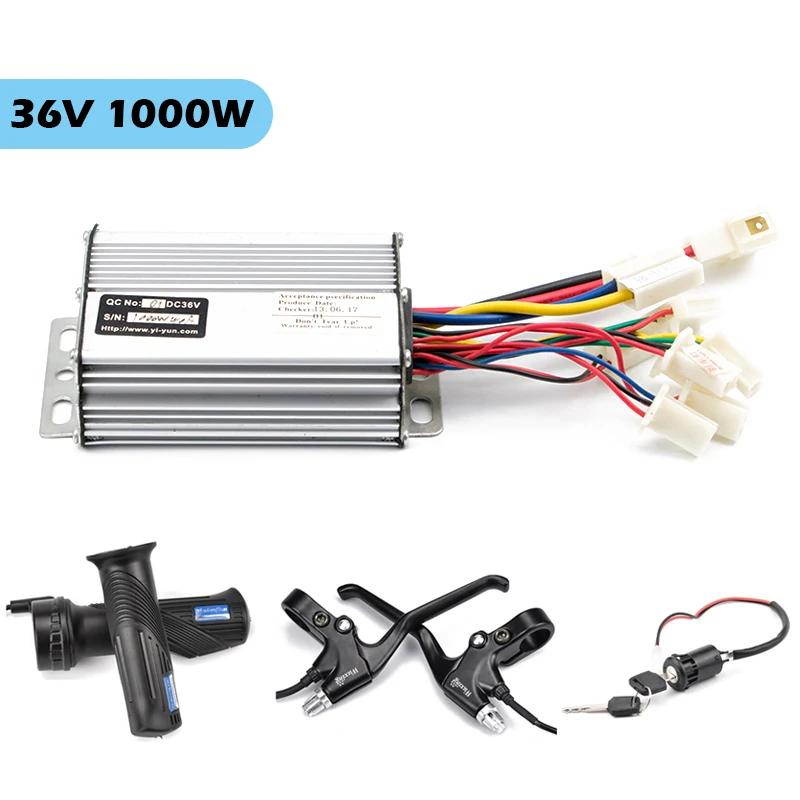Ebike escova controlador Kit para bicicleta elétrica, escovado DC Motor controlador, acessório de bicicleta, 500W, 1000W, 24V, 36V, 48V, 800W - Image 1