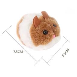 Pelúcia Hamster Brinquedos Interativos, Mouse Mecânico, Simulação, Pet, Gatinho, Segurança, Vai Virar e Fugir - Image 6
