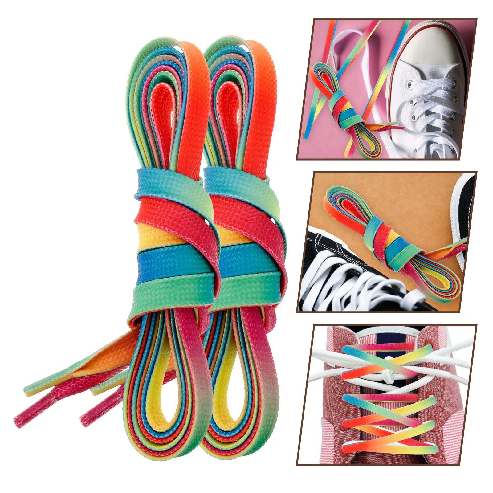Laços de patins para hóquei no gelo, reforçado encerado ponta design, dupla camada trançado lacer laços, 95in 1 par - Image 1
