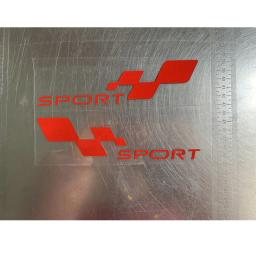 Comprar 2 obter 1 esporte livre adesivo de carro novo à prova dwaterproof água para renault estilo do carro para todas as tampas carro preto branco vermelho amarelo azul - Image 5