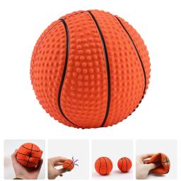 Brinquedo de basquete para animais de estimação, brinquedos para cães pequenos, suprimentos de som, prático, molar esférico, macio, interativo, mastigação, mordaça, linda emulsão - Image 2