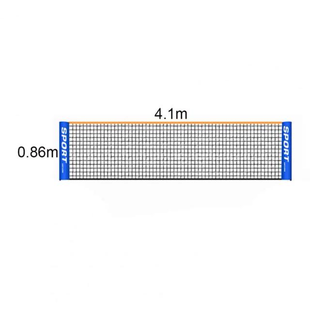 Rede de Badminton Portátil Dobrável em Nylon com Configuração Rápida - Ideal para Crianças e Voleibol em Jardins