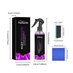 Derusting Spray Inibidor da Ferrugem, Manutenção Automóvel, Limpeza de Ferro, Tinta Cromada Metálica, Lubrificante Limpo e Antiferrugem, 100ml - Image 6