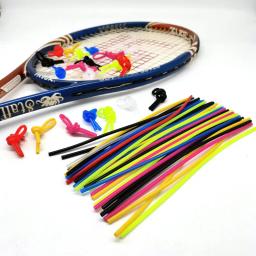 5 pçs raquete de tênis amortecedor de vibração string silicone gel nó forma amortecedor racquetball - Image 4