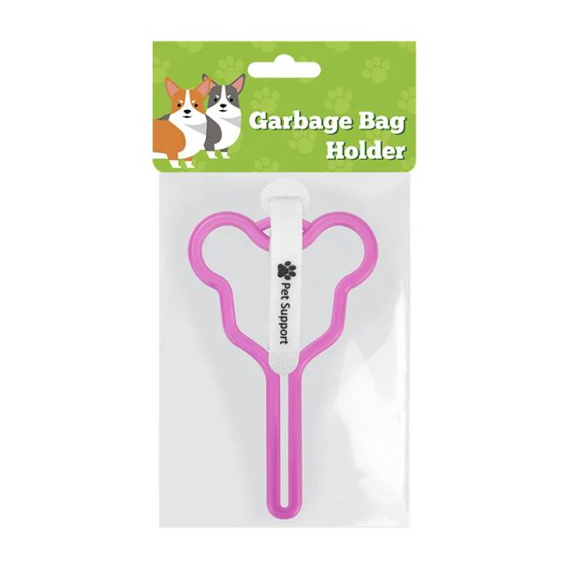 Suporte Prático para Saco de Cocô de Cão com Fixação Segura