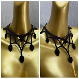 Decoração do pescoço para Dança Latina, Dança de Salão Acessório, DIY Matching Neck Band, 10pcs por lote - Image 3