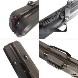 Takedown-Caso Bow duro recurvo com alça, Caso Viagem, Tiro com Arco portátil, ABS, Tiro com Arco - Image 5