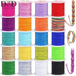 Nylon Beading String para Fazer Jóias, Macramé Thread, Pulseira Trançada, Chinês Knot Cord, DIY Craft, 45m por Rolo, 0.8mm - Image 1