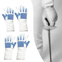 Luva de esgrima lavável para adultos e crianças antiderrapante, equipamento de treinamento, proteção para as mãos, luvas de borracha, fósforo - Image 1