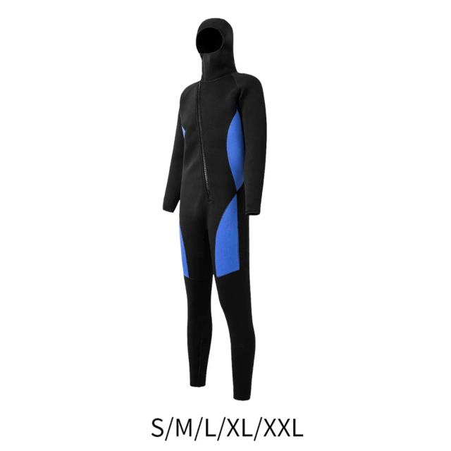 Roupa de Mergulho para Adultos com Manga Longa e Zíper Frontal - Ideal para Natação, Surf e Caiaque