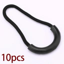 10 pçs em forma de u zip cabeça de plástico zip puxa cabo extrator clipe substituição para mochilas/embalagens de viagem/acessórios de jaquetas - Image 3