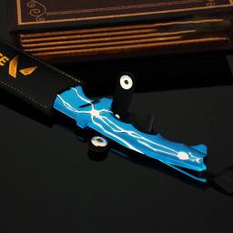 24cm valorant smite faca com coldre periféricos de jogo arma modelo todo metal brinquedo espada chaveiros presentes colecionáveis ornamentos - Image 4