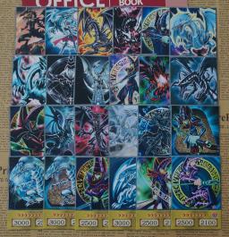 Cartões de papel da coleção do estilo anime Orica, arte diferente, mágico escuro, olhos azuis, dragão branco, olhos vermelhos, preto, conjunto 24pcs - Image 2