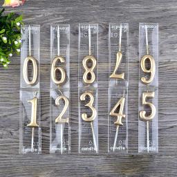 Number Birthday Candle for Kids, Vela de aniversário para bolo, Fontes de festa, Decoração Velas, 1, 2, 3, 4, 5, 6, 7, 8, 9, 0 - Image 6