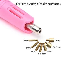 Caneta artesanal de passar diamante para DIY, soldagem plug-in, ferramenta de mão, fazer jóias, passar roupas, artefato, presente DIY - Image 2
