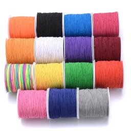 100m/rolo 1mm cabos elásticos pulseira trançada corda de náilon fios decorativos feitos à mão para fazer jóias diy pulseira suprimentos - Image 2