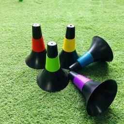 Esportes Marcador Cone Exercício, Basquete Voleibol Barreira, Equipamento de Prática Iniciante, Cones Empilháveis, 5Pcs por Conjunto - Image 3