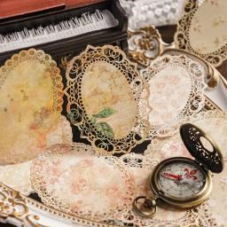 Papel decorativo do laço para Scrapbooking, Junk Journal Kit, Album Planner Diário, DIY Craft Embelezamento, 10 pcs - Image 2
