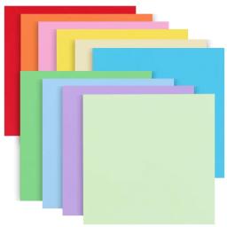 100 pçs origami papel quadrado dupla face dobrável sorte desejo guindaste artesanato papel diy artes artesanato colorido scrapbooking - Image 1