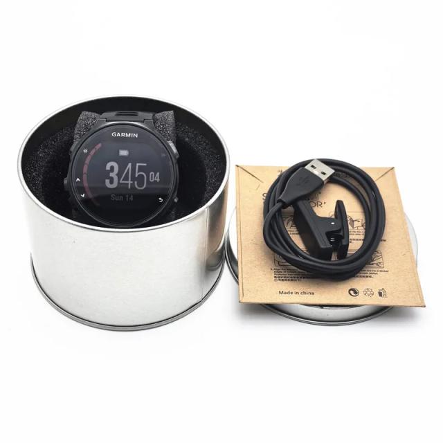 Garmin Forerunner 735XT GPS Triatlo ao ar livre Relógio óptico de frequência cardíaca suporta comutação em vários idiomas 95% novo