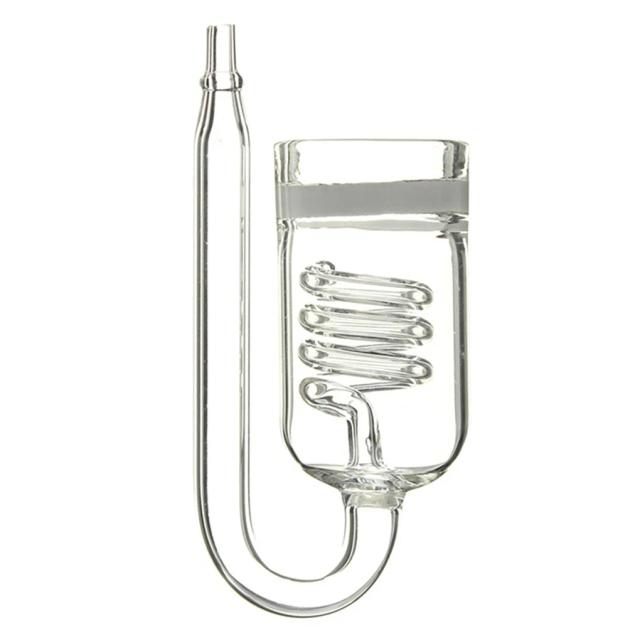 Difusor de CO2 em Espiral para Aquários com Regulador Solenóide, Tubo de Vidro e Acessórios para Manutenção de Peixes e Plantas Aquáticas