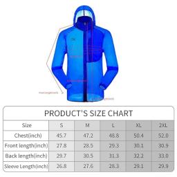 Casaco impermeável para homens e mulheres, roupas de proteção solar, roupas de pesca e caça, secagem rápida, blusão com bolso - Image 5