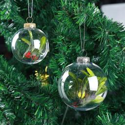 100-200 pçs redondo bola de natal bonés de metal removível diy bolas de natal pendurado decoração chapéus para festa em casa ornamentos de ano novo - Image 2