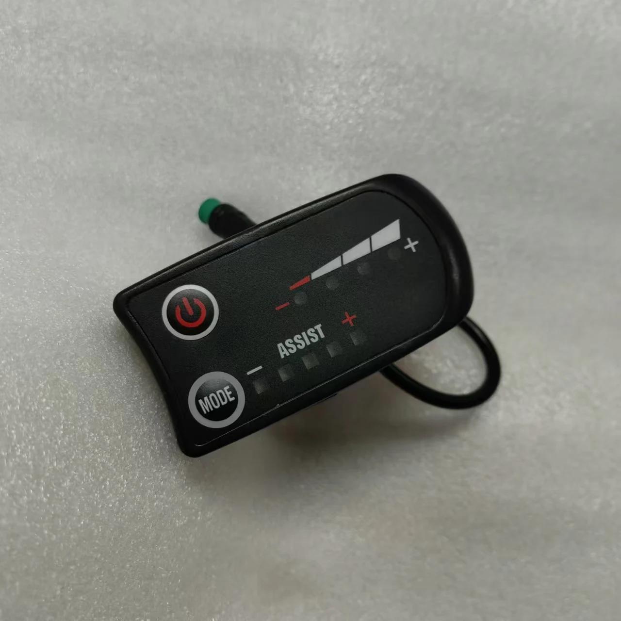 KM791-Intelligent Display LED para bicicleta elétrica, painel de computador digital, velocímetro de bicicleta, 5 Nível PAS Assist, E-Bike, 36V - Image 1