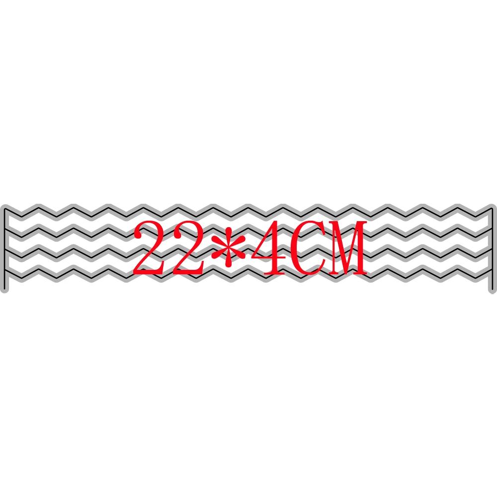 2023 aliliarts corte de metal dados zig zag slimline tiras diy scrapbooking álbum de fotos decorativo gravando cartão artesanato morrer - Image 1