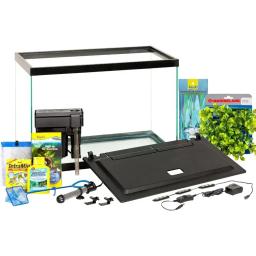 Mini Kit Tanque de Peixes com Iluminação LED e Decoração Fishbowl, 20 Galões, Pequeno, Aquário, Aquários, Pet Acessórios - Image 1