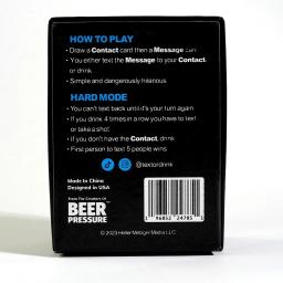 Drinking Card Game para Festas Pregames e Game Nights, The Perfect Party Gift, Beer Pressure Variety of 100 Card - Image 4