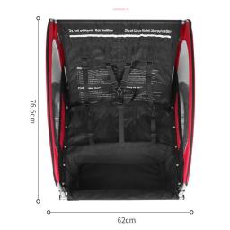 ALWAYSME-Bike Trailer for Kids, 2 rodas, Child Trailer - Image 3