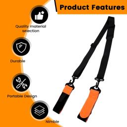 Correias ajustáveis para snowboard e pólo de esqui, alças portáteis para snowboard, acessórios de esqui de nylon duráveis para homens e mulheres. - Image 4