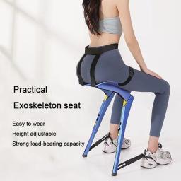 Multifuncional Travel Seat Stool, cadeira dobrável leve, fezes portáteis para esportes e pesca, Expedileton, ao ar livre, Novo - Image 3