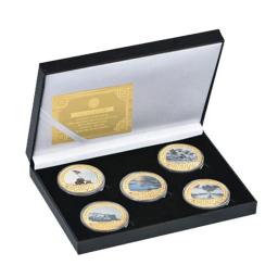 Conjunto de moedas comemorativas da guerra mundial, lembrança militar, presente colecionável para veterano, guerra mundial - Image 3