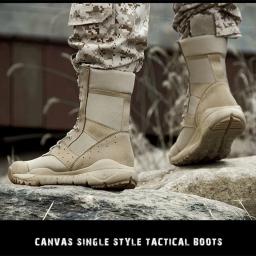 Sapatos de escalada ao ar livre para homens e mulheres, botas de treinamento tático do exército, malha respirável, caminhada, botas do deserto, ultraleves, verão, tamanho 35, 48 - Image 3