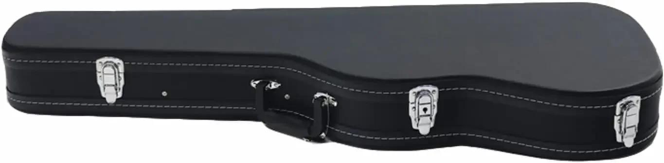 Estojo rígido para guitarra elétrica, estojo protetor de madeira ST/TL TL com almofada de travamento (preto/amarelo) - Image 1