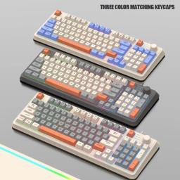 K82 Teclado mecânico para jogos, Teclado gamer, 94 chaves, Porta USB, Com fio, Computador portátil, Desktop, Hotswap - Image 2