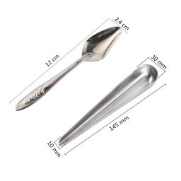 Ferramenta De Alimentação De Pássaro De Aço Inoxidável, Colher De Comida, Alimentador De Pássaro Pet, Gaiola De Papagaio, Suprimentos De Pássaro - Image 2