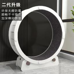 Roda de treinamento grande para gatos e cães, esteira interativa, brinquedos silenciosos Pet, raspadinha, faixas de túnel, produtos de origem animal - Image 2